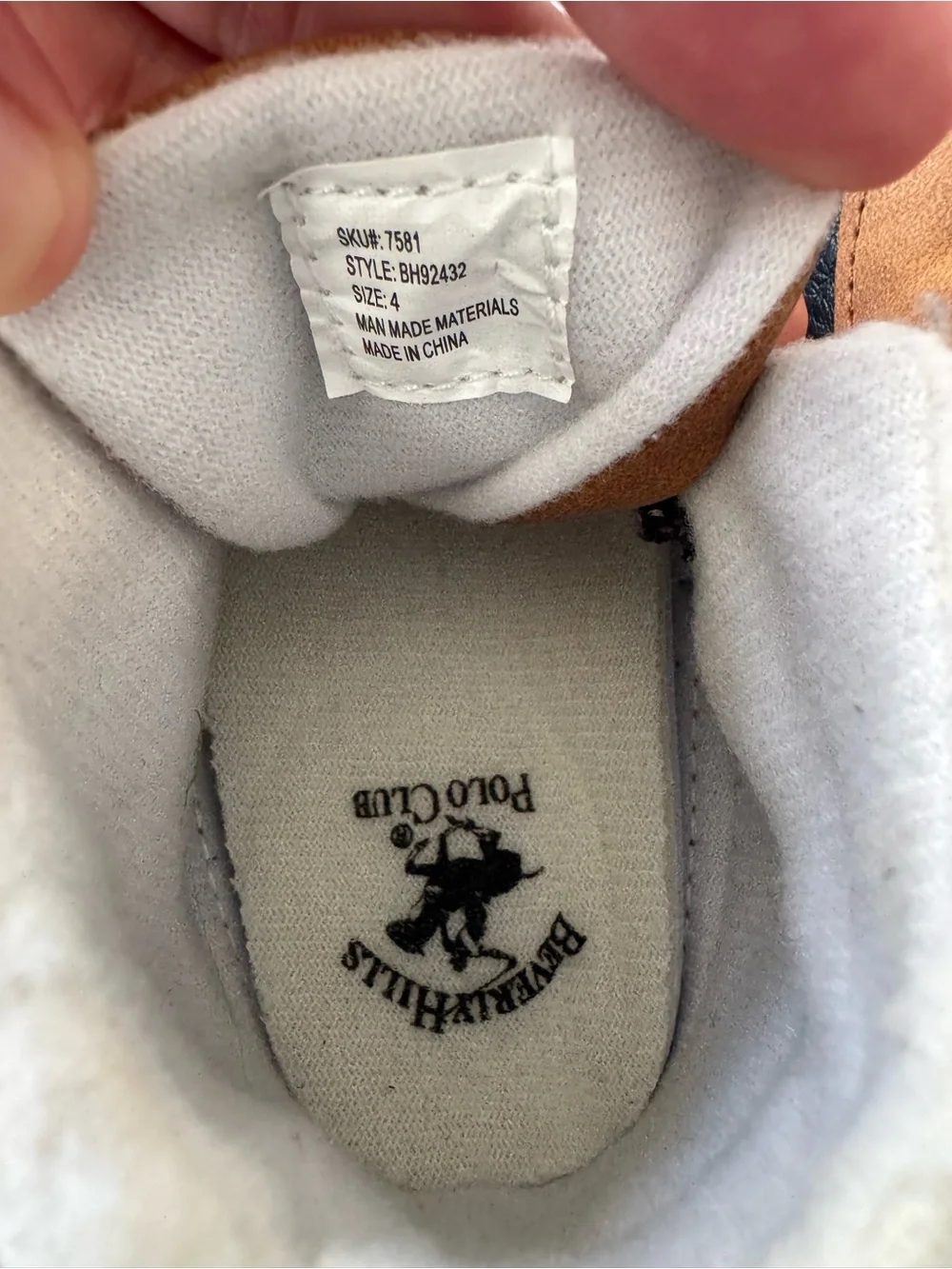 Beverly Hills Polo Club Tan and Black Kids Cozy Duck Boots